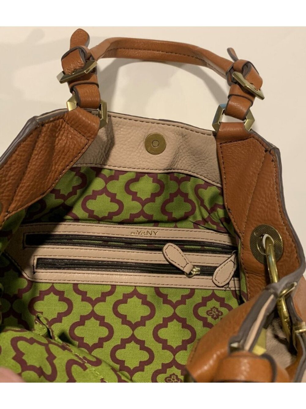 orYANY Womens Shoulder Hobo Bag Pebble Leather Adjustable Strap Pockets Purse - Picture 7 of 15